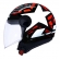 Capacete Ls2 Aberto  Airflow Starwar – Branco /vermelho
