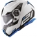 Capacete Givi Articulado Com Óculos Solar Interno X21 Spirit Brilhoso - Branco/ Preto/ Azul