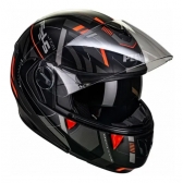 Capacete Peels Articulado Com Óculos Solar Interno Urban U-Rb2 Dynamic – Preto Fosco / Vermelho