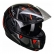 Capacete Peels Articulado Com Óculos Solar Interno Urban U-Rb2 Dynamic – Preto Fosco / Vermelho