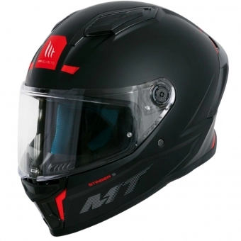 Capacete Mt Fechado Capacete Mt Stinger 2 Solid A1  - Preto Fosco
