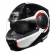 Capacete Ls2 Articulado Com Óculos Solar Interno Scope Arch -  Branco/Vermelho