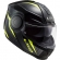 Capacete Ls2 Articulado Com Óculos Solar Interno Scope Skid -  Preto  / Amarelo