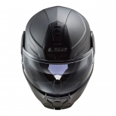 Capacete Ls2 Articulado Com Óculos Solar Interno Scope Monocolor - Cinza Fosco Titanium