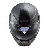Capacete Ls2 Articulado Com Óculos Solar Interno Scope Monocolor - Cinza Fosco Titanium