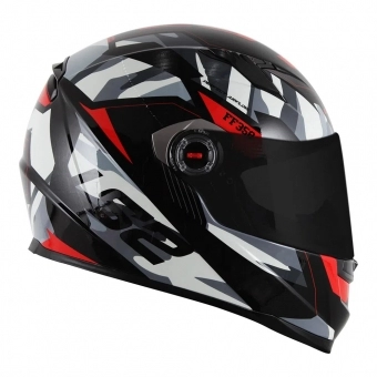 Capacete Ls2 Fechado Classic Ff358 Tank - Vermelho