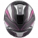 Capacete Givi Articulado Com Óculos Solar Interno X21 Shiver - TITANIUM / PRATA / ROSA FOSCO