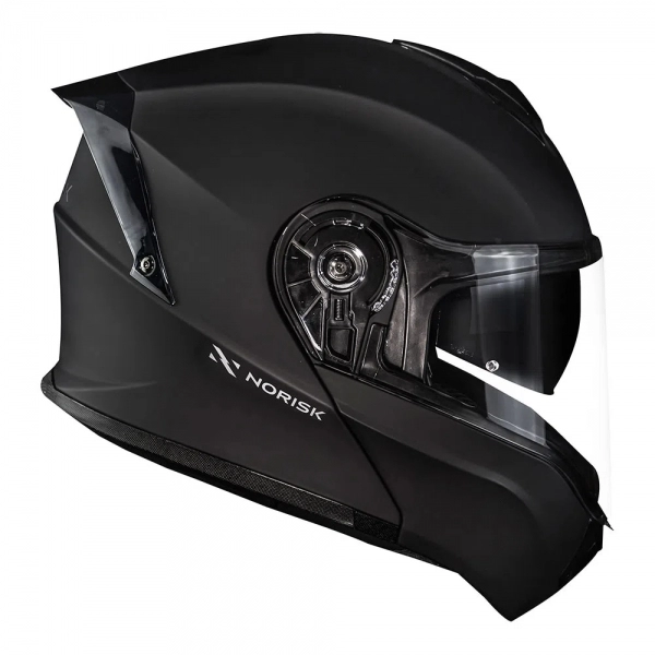 Capacete Norisk Articulado Com Óculos Solar Interno Motion  -  Preto Fosco