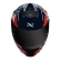 Capacete Norisk Fechado Lap Usa  - Branco / Azul