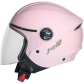 Capacete Taurus  Aberto Joy 23 By Forração De Couro - Rosa