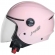 Capacete Taurus  Aberto Joy 23 By Forração De Couro - Rosa