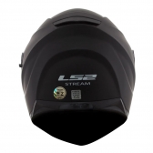 Capacete Ls2 Fechado Com Óculos Solar Interno Stream Monocolor - Preto Fosco