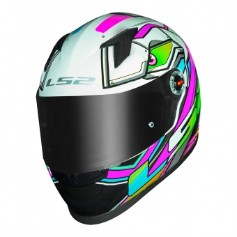 Capacete Ls2 Fechado  Classic Ff358 Xdron - Rosa