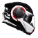 Capacete Ls2 Articulado Com Óculos Solar Interno Scope Arch -  Branco/Vermelho