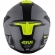 Capacete Givi Articulado Com Óculos Solar Interno X21 Spirit   - Cinza Fosco/ Preto/ Amarelo