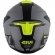 Capacete Givi Articulado Com Óculos Solar Interno X21 Spirit   - Cinza Fosco/ Preto/ Amarelo
