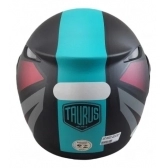 Capacete Taurus Articulado Zarref New Neon – Preto Fosco / Azul / Magenta