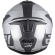 Capacete Givi Articulado Com Óculos Solar Interno X21 Spirit - Prata Fosco/ Titanium / Preto