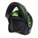 Capacete Taurus Articulado Zarref Neon - Preto Fosco/ Verde
