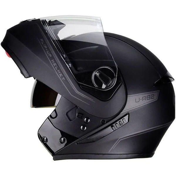 Capacete Peels Articulado Com Óculos Solar Interno  Urban U-Rb2 Dynamic –Preto Fosco