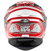 Capacete  Kyt Fechado Tt Course Super Mario Replica - Branco / Vermelho