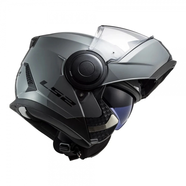 Capacete Ls2 Articulado Com Óculos Solar Interno Scope Monocolor - Nardo Grey
