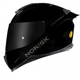 Capacete Norisk Fechado Razor Monocolor - Solid Black Edition