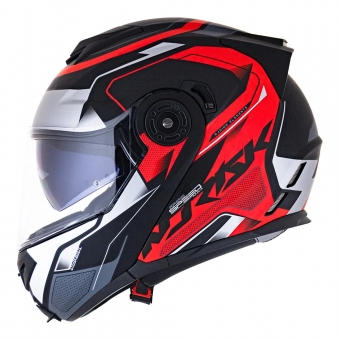 Capacete Norisk Articulado  Route Ff345 Speedmax – Vermelho