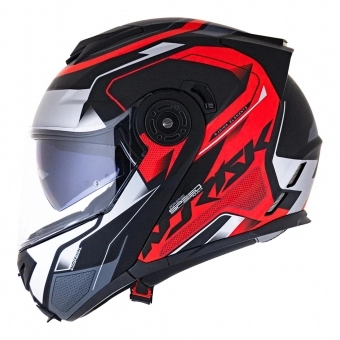 Capacete Norisk Articulado  Route Ff345 Speedmax – Vermelho
