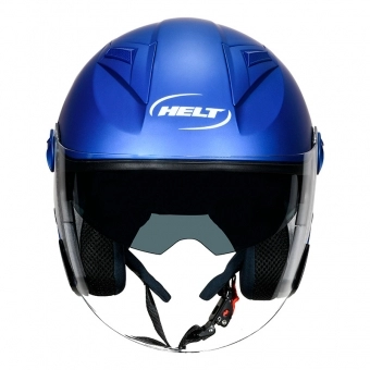 Capacete Helt Aberto Com Óculos Solar Interno Citylight  -  Azul Fosco