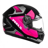 Capacete Peels Fechado  Spike Lup - Preto / Rosa