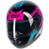 Capacete Peels Fechado  Spike Motion - Preto / Azul / Rosa