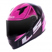 Capacete Ls2 Fechado Classic Ff358 Ultra - Rosa