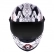 Capacete Ls2 Fechado  Classic Crazy Clown - Branco