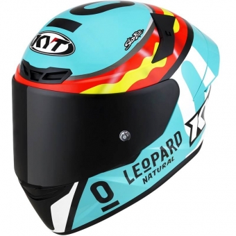 Capacete  Kyt Fechado Tt Course Jaume Masia Leopard Replica - Azul