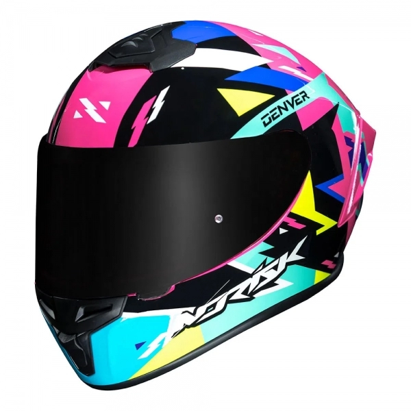 Capacete Norisk Fechado  Supra Denver - Rosa