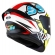 Capacete  Kyt Fechado Tt Course 98 Bomb Replica - Branco / amarelo
