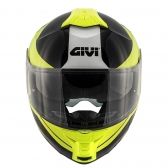 Capacete Articulado Givi X21 Globe Escamoteavel Robocop C/ Óculos - PRETO/ AMARELO FLUOR/ PRATA