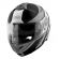Capacete Articulado Givi X21 Globe Escamoteavel Robocop C/ Óculos - PRETO FOSCO/ CINZA/ PRATA