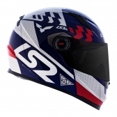 Capacete Ls2 Fechado  Classic Podium Azul