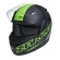 Capacete Taurus Articulado Zarref Neon - Preto Fosco/ Verde