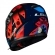 Capacete Ls2 Fechado  Classic Ff358 Tribal -  Laranja