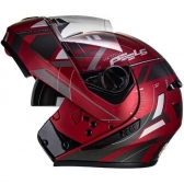 Capacete Peels Articulado Com Óculos Solar Interno Urban U-Rb2 Dynamic – Vermelho Fosco / Grafite
