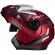 Capacete Peels Articulado Com Óculos Solar Interno Urban U-Rb2 Dynamic – Vermelho Fosco / Grafite