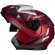 Capacete Peels Articulado Com Óculos Solar Interno Urban U-Rb2 Dynamic – Vermelho Fosco / Grafite