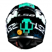 Capacete Ls2 Fechado Classic Ff358 Bullet -  Azul