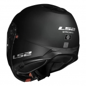 Capacete Ls2 Articulado Com Óculos Solar Interno Strobe Ii Monocolor -  Preto Fosco