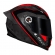 Capacete Fechado Ls2 Classic FF358 S Striker -  Titanium / Vermelho