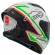 Capacete Mt Fechado Capacete Mt Stinger 2 Grand Prix A0 Italia - Branco/ Verde / Vermelho