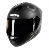 Capacete Bieffe Fechado  B12 Ft Felipe Titto – Preto Fosco